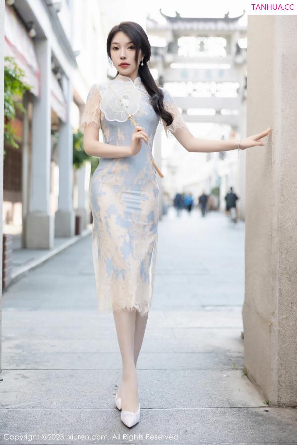 陈芝 芝芝Booty [XiuRen]高清写真图 2023.03.17 No.6434 徐莉芝Booty 旗袍美腿第7张图片
